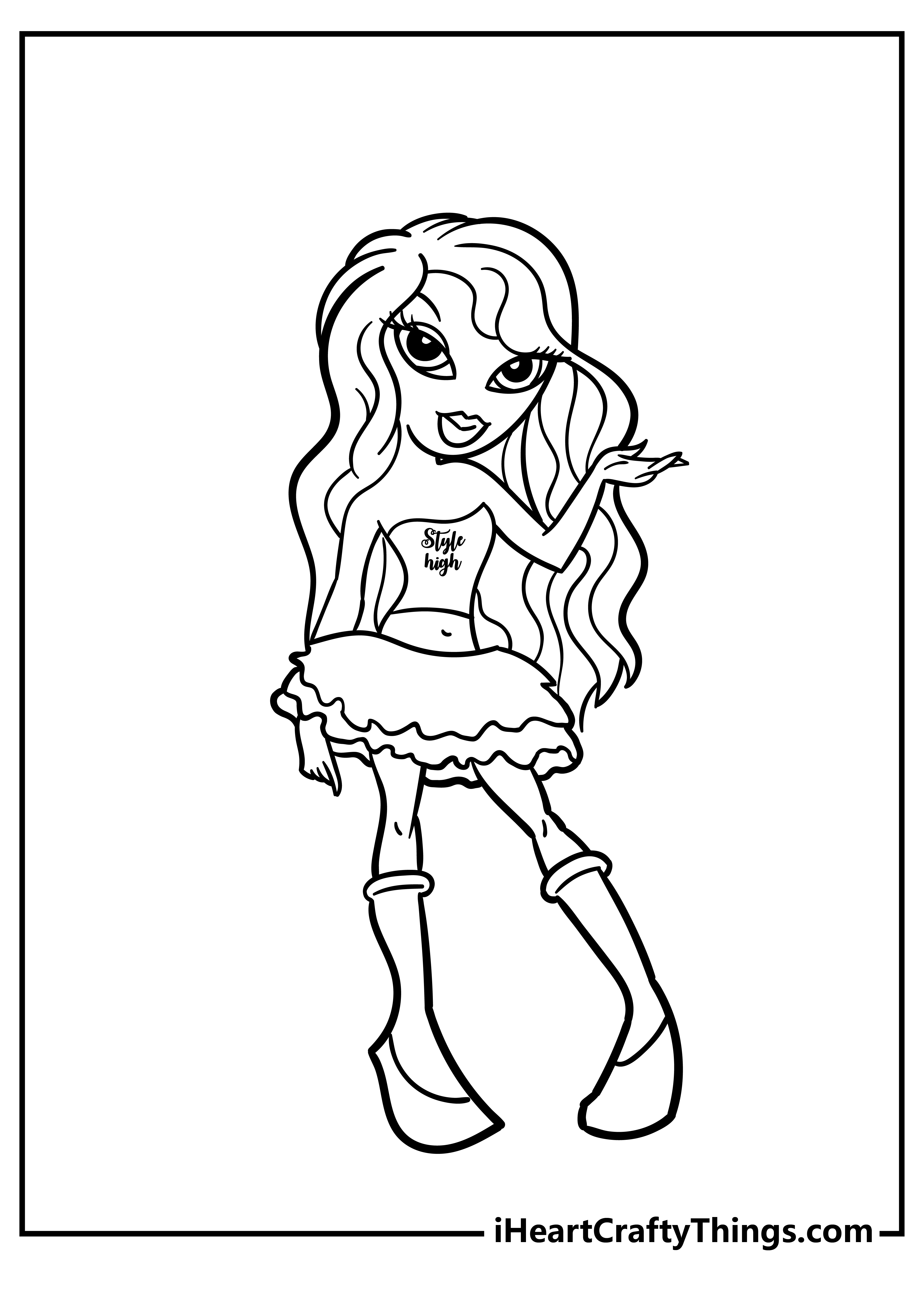 33 Fun Bratz Doll Baddie Coloring Pages Printable 7