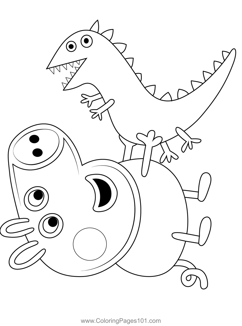 33 Fun Peppa Pig Coloring Pages Printable 10