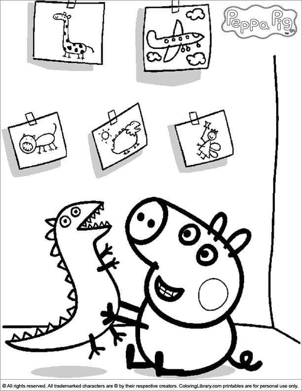 33 Fun Peppa Pig Coloring Pages Printable 14