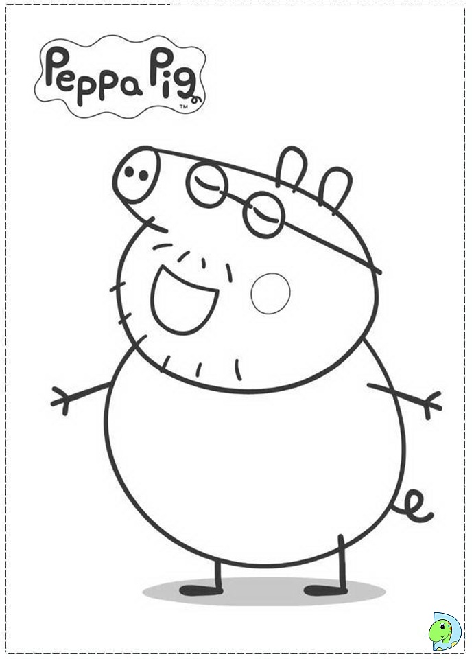 33 Fun Peppa Pig Coloring Pages Printable 15