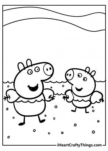 33 Fun Peppa Pig Coloring Pages Printable 17