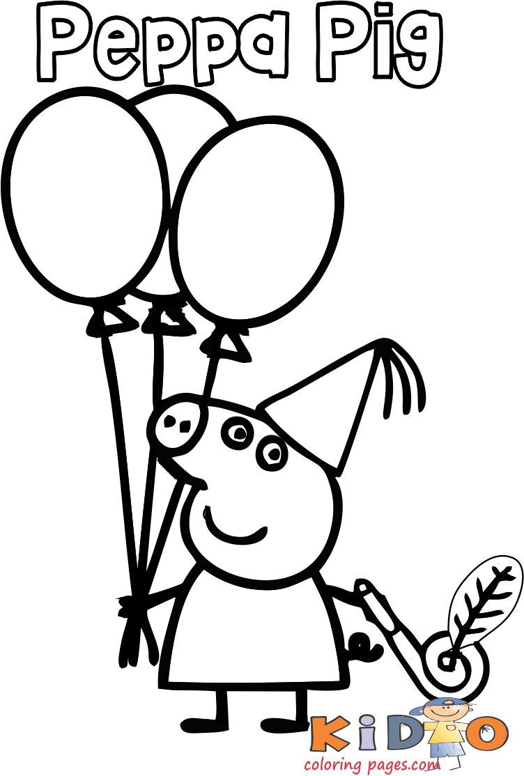 33 Fun Peppa Pig Coloring Pages Printable 20