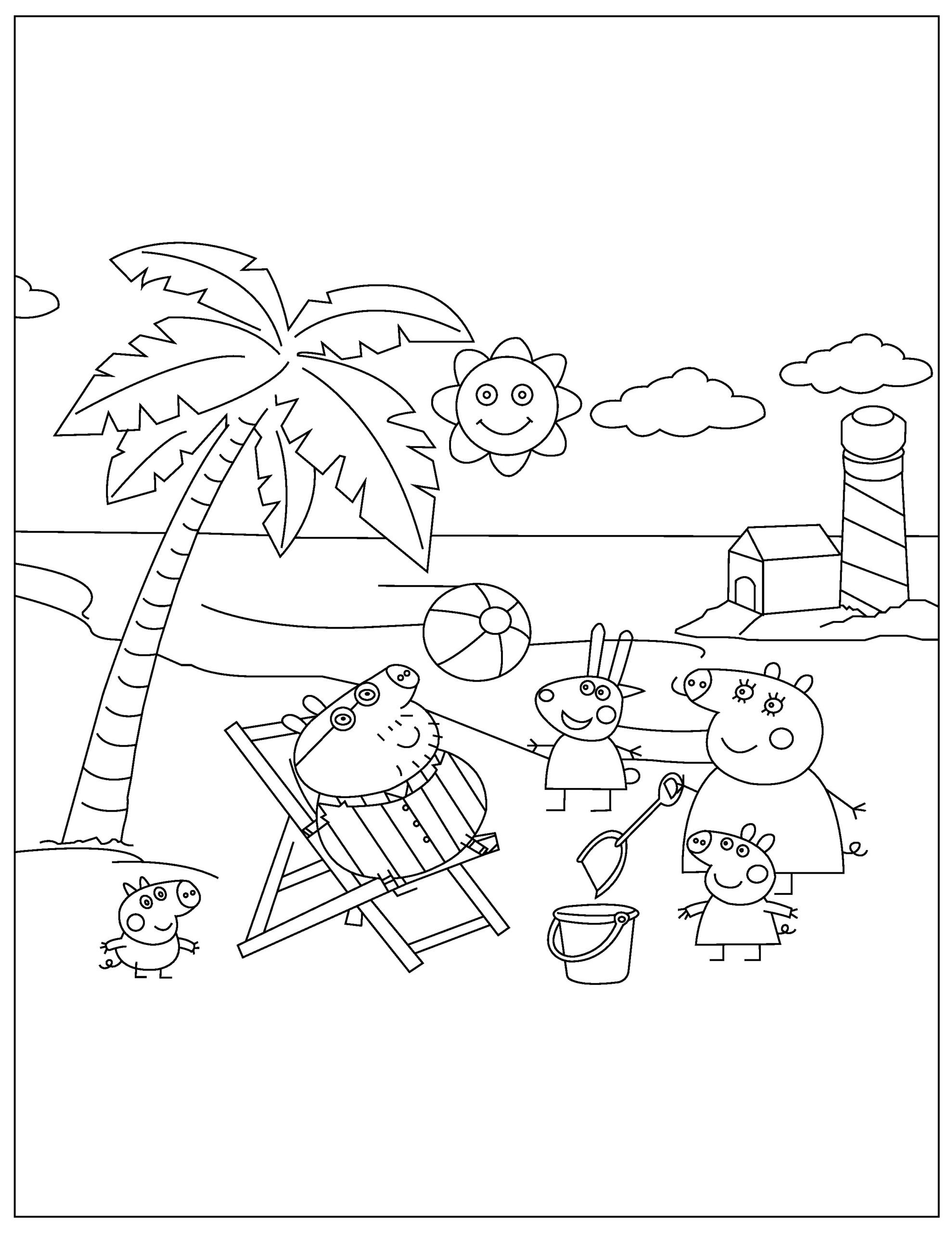 33 Fun Peppa Pig Coloring Pages Printable 28