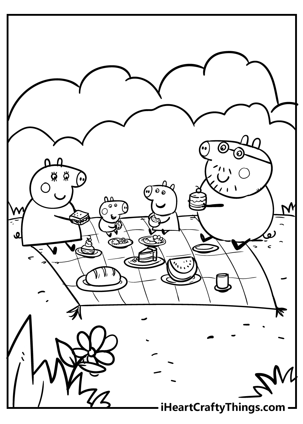 33 Fun Peppa Pig Coloring Pages Printable 3