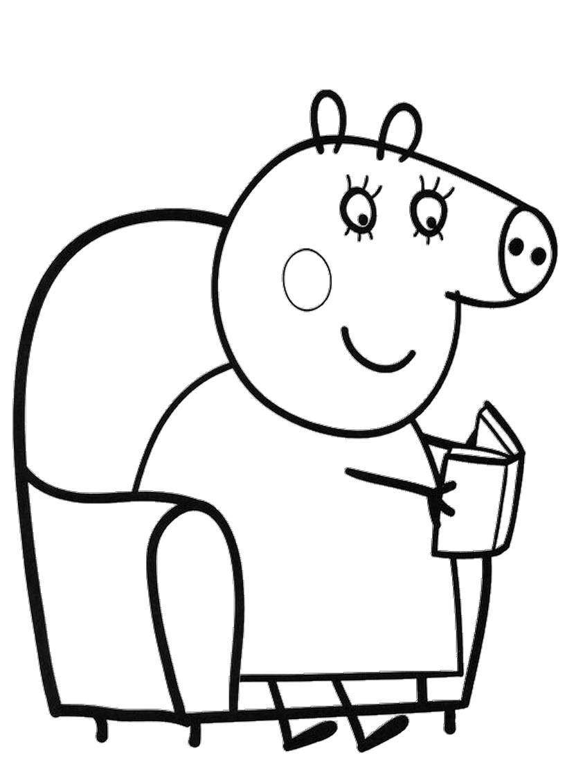 33 Fun Peppa Pig Coloring Pages Printable 32