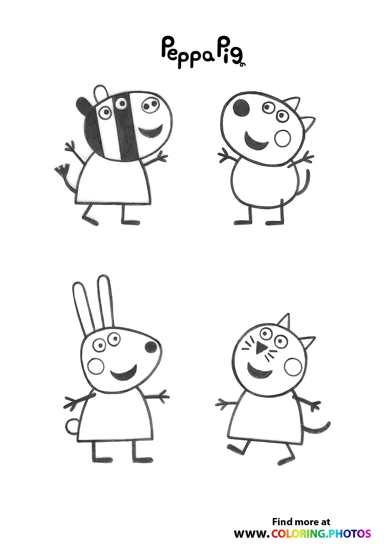 33 Fun Peppa Pig Coloring Pages Printable 33