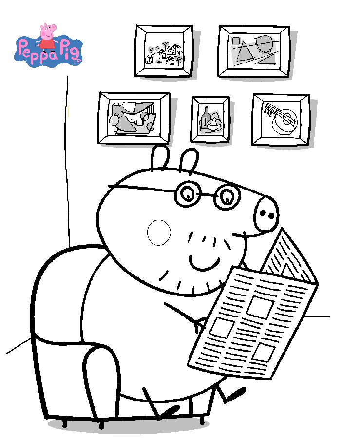 33 Fun Peppa Pig Coloring Pages Printable 35