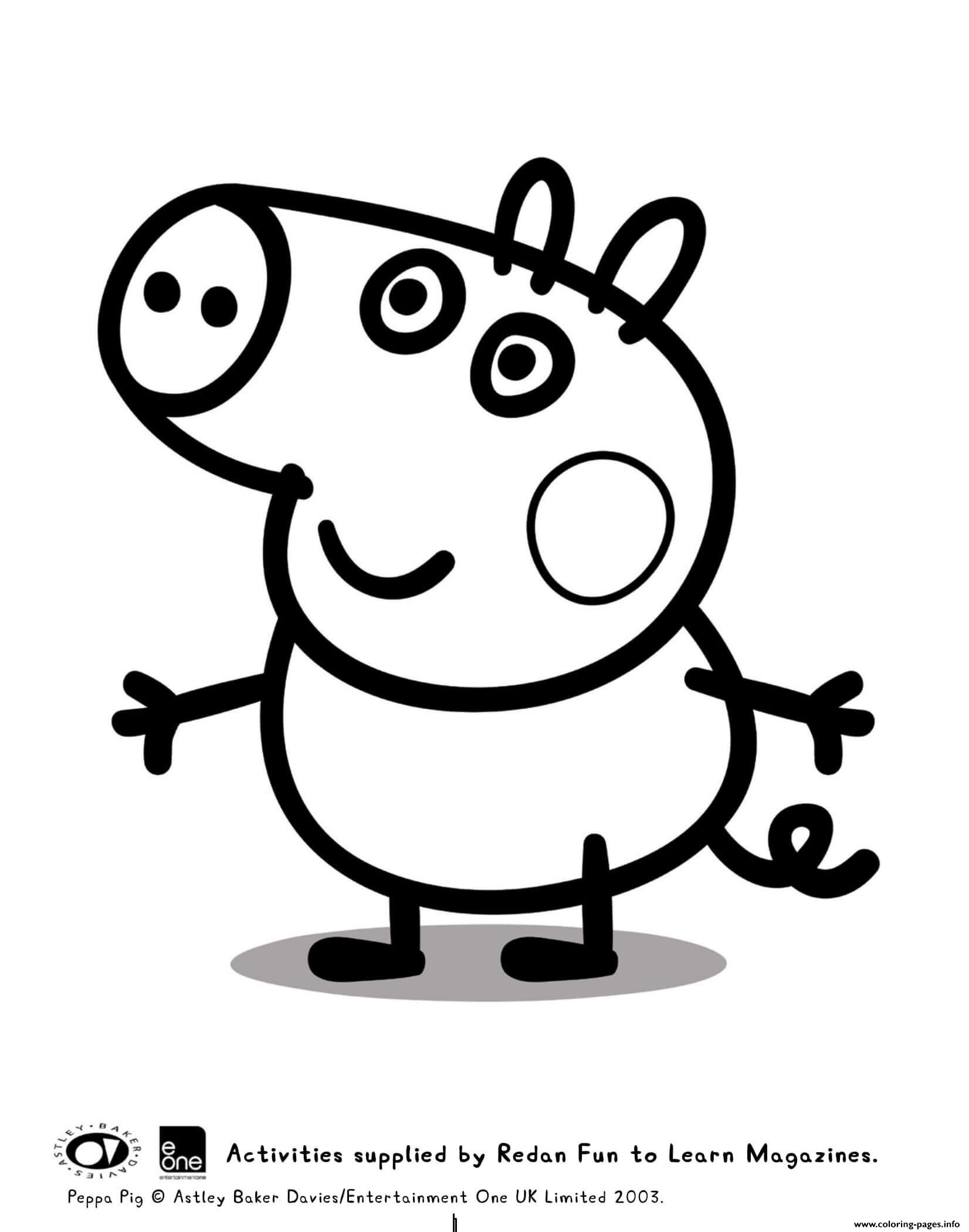 33 Fun Peppa Pig Coloring Pages Printable 4