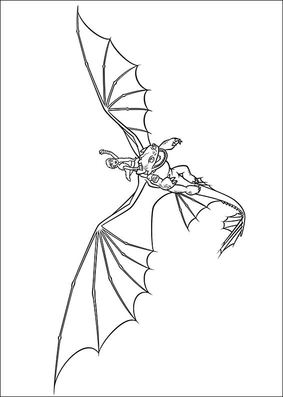 33 How to Train Your Dragon Coloring Pages Printable 10