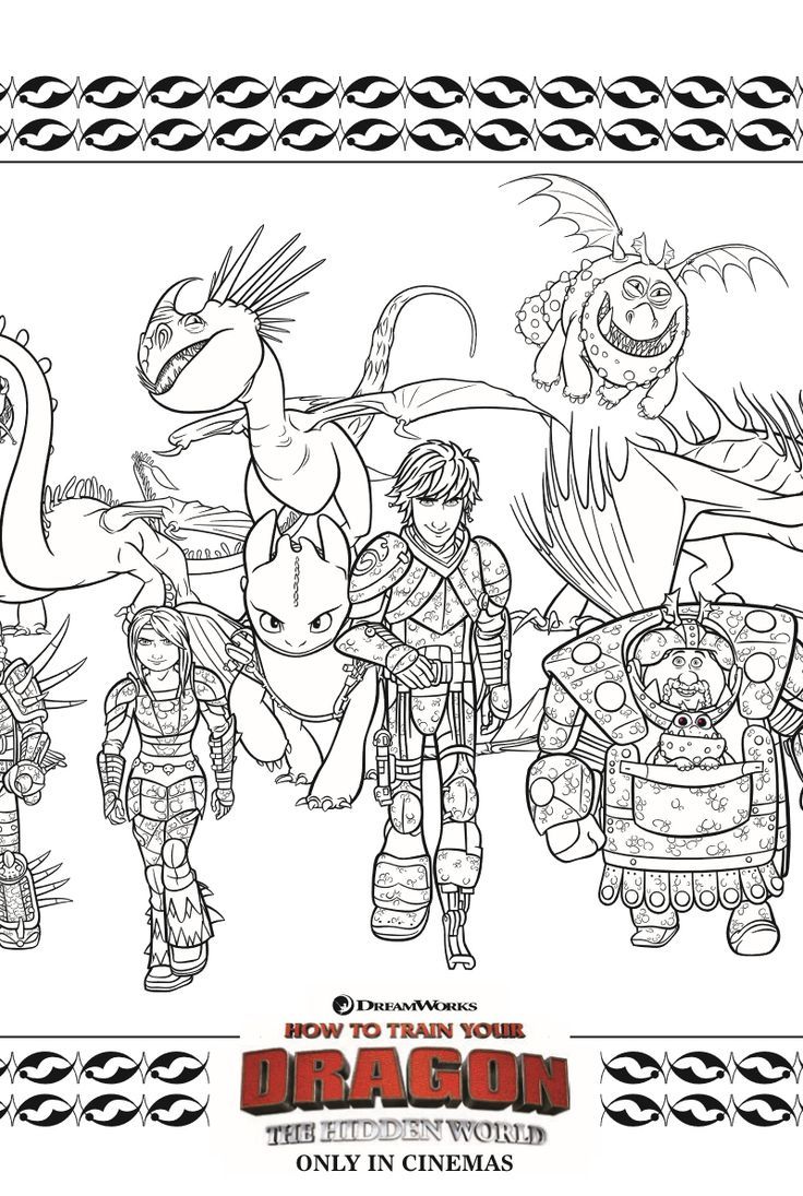 33 How to Train Your Dragon Coloring Pages Printable 11