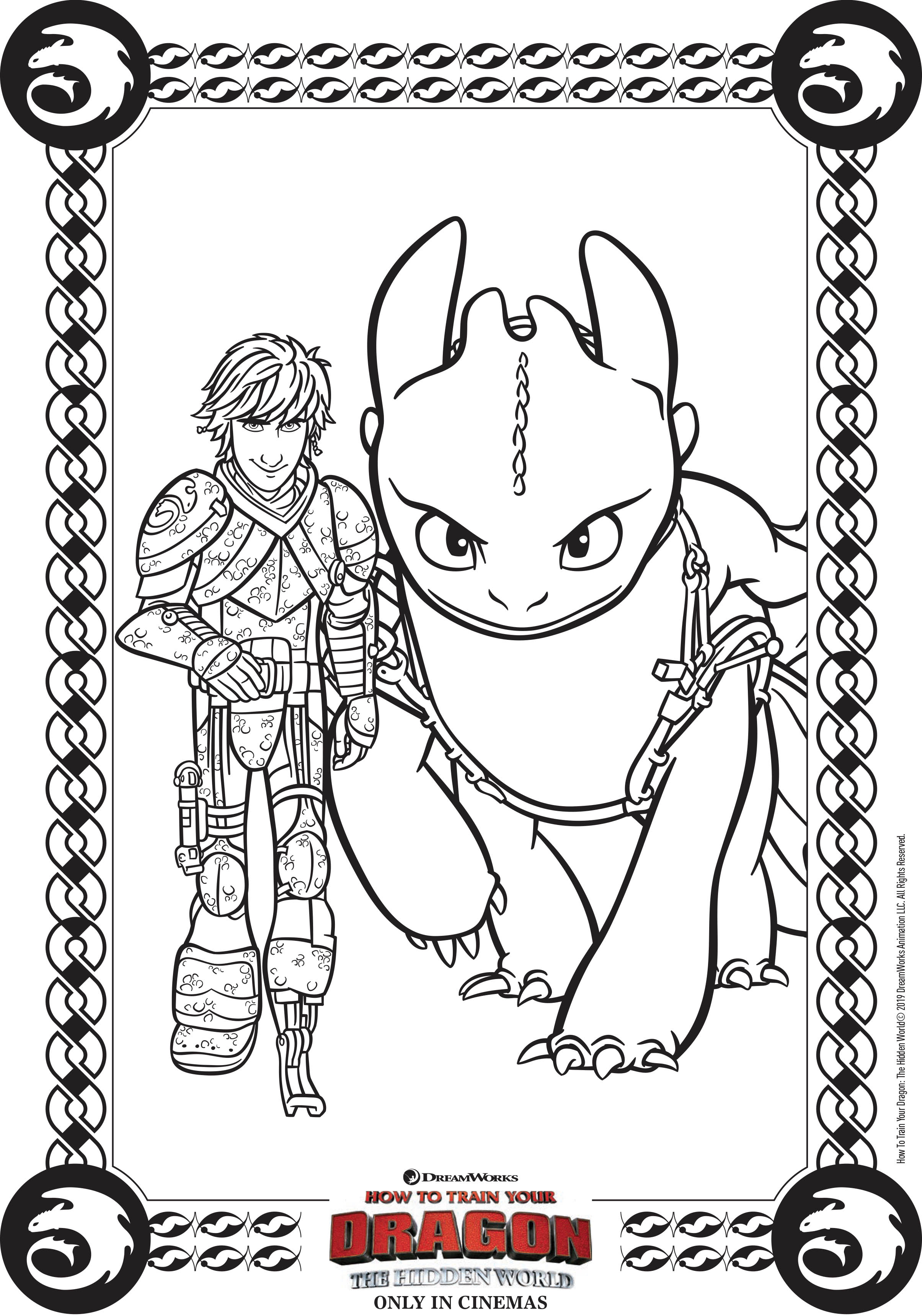 33 How to Train Your Dragon Coloring Pages Printable 12