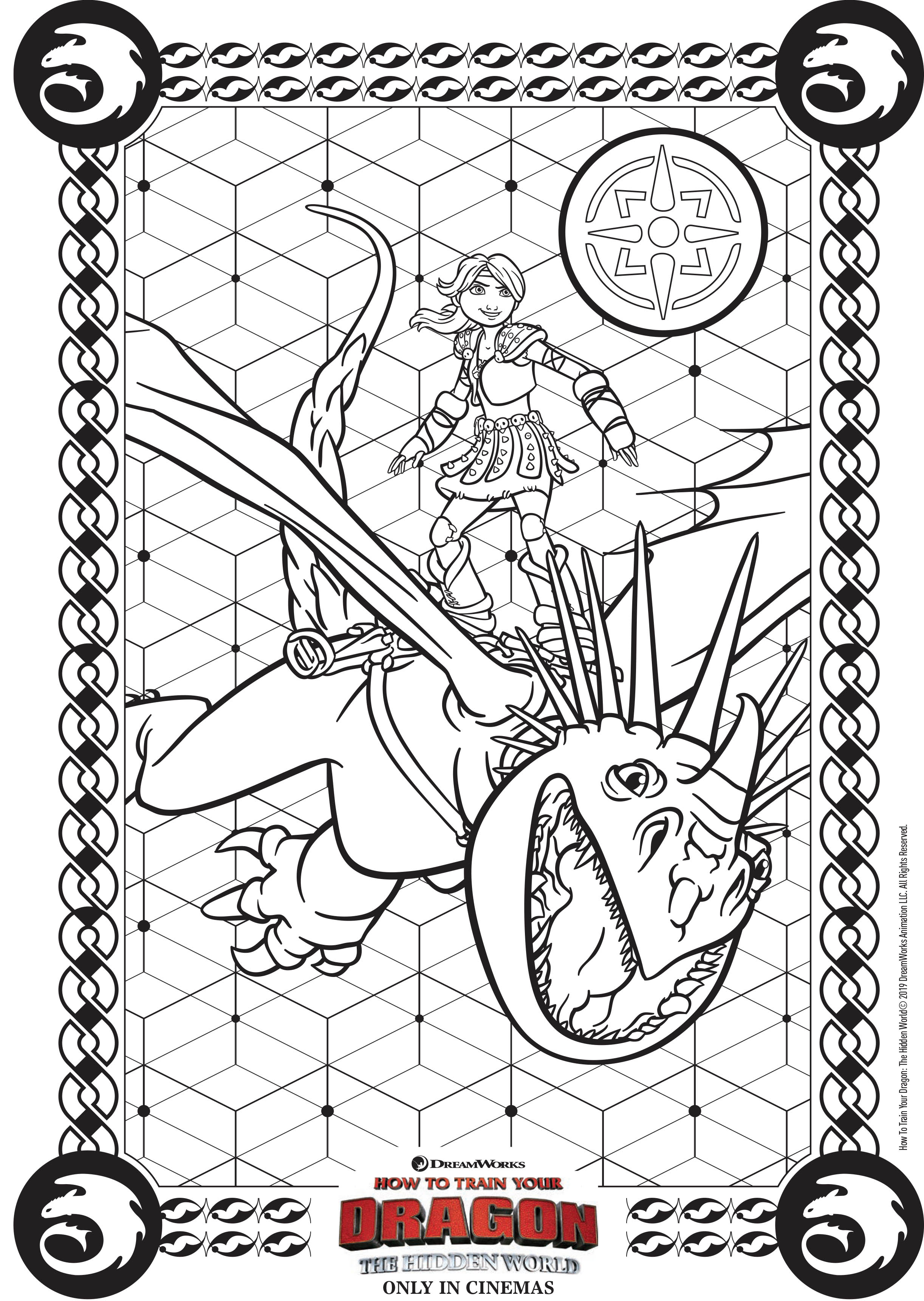 33 How to Train Your Dragon Coloring Pages Printable 21