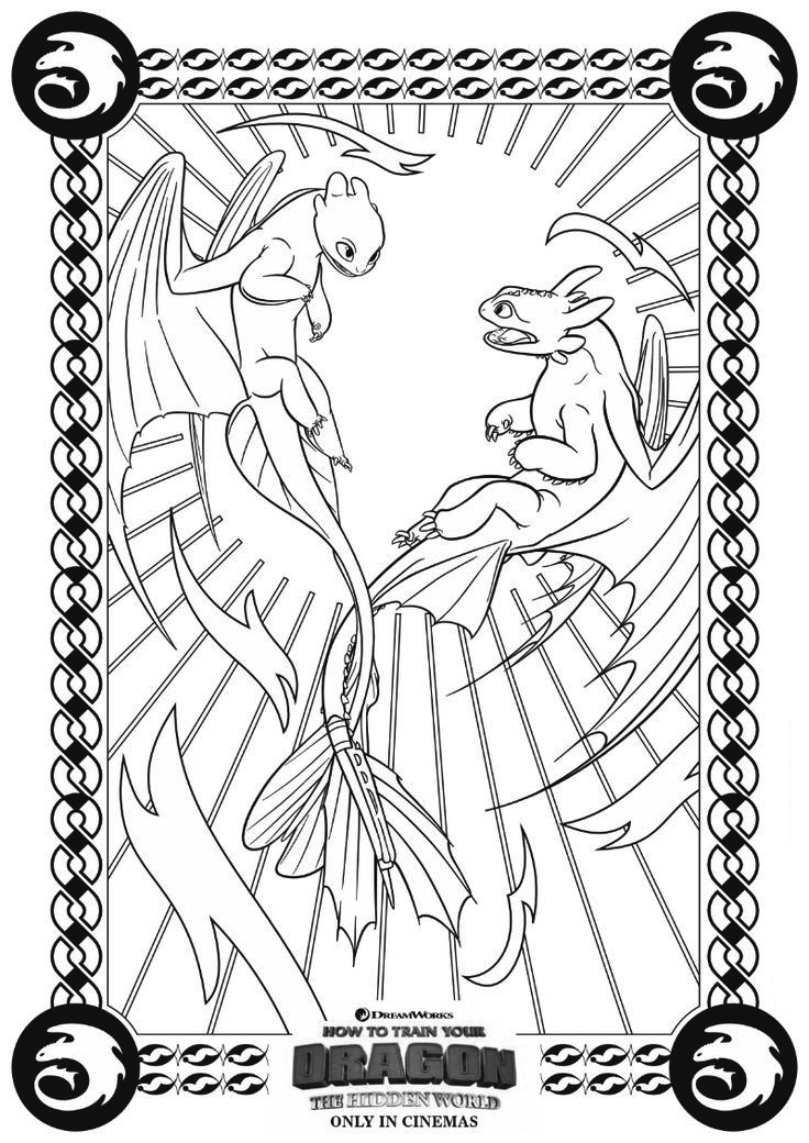 33 How to Train Your Dragon Coloring Pages Printable 28