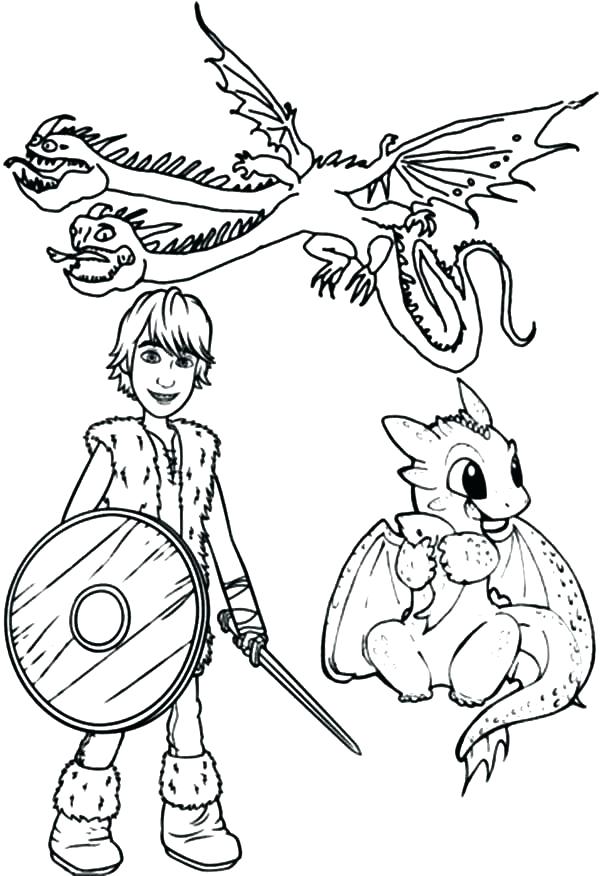 33 How to Train Your Dragon Coloring Pages Printable 31