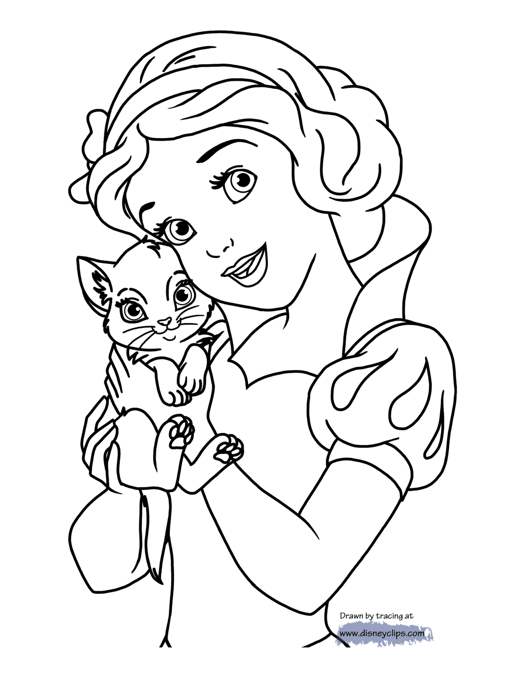 33 Magical Snow White and the Seven Dwarfs Coloring Pages Printable 13