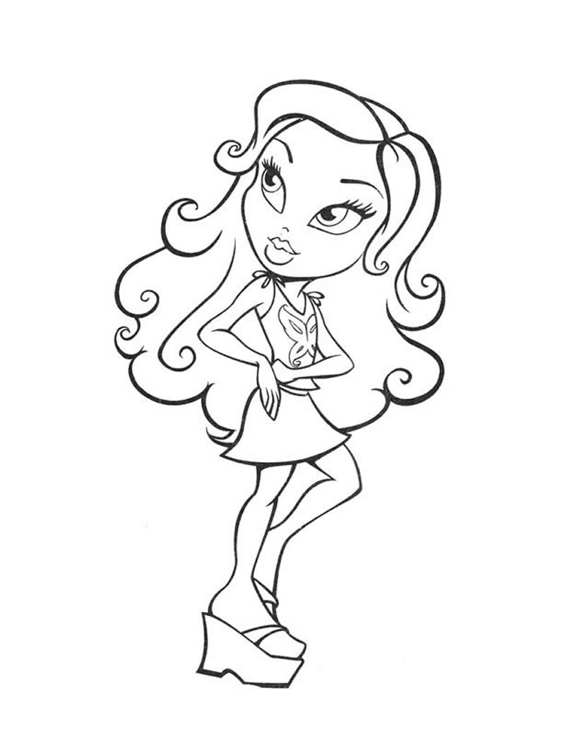 34 Cute Baddie Brats Coloring Pages Printable 13