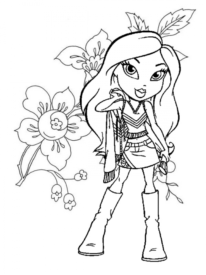 34 Cute Baddie Brats Coloring Pages Printable 15