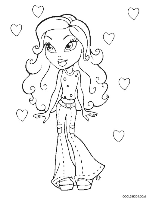 34 Cute Baddie Brats Coloring Pages Printable 18