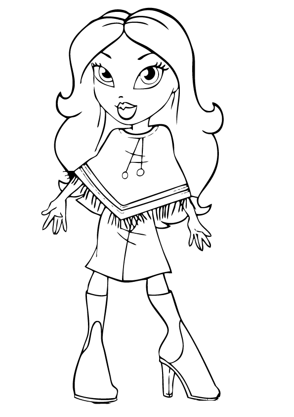 34 Cute Baddie Brats Coloring Pages Printable 19