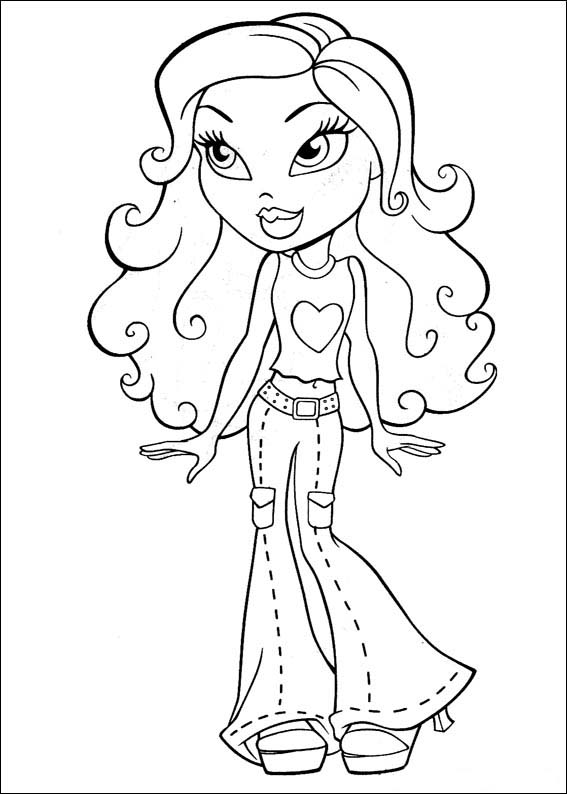 34 Cute Baddie Brats Coloring Pages Printable 20