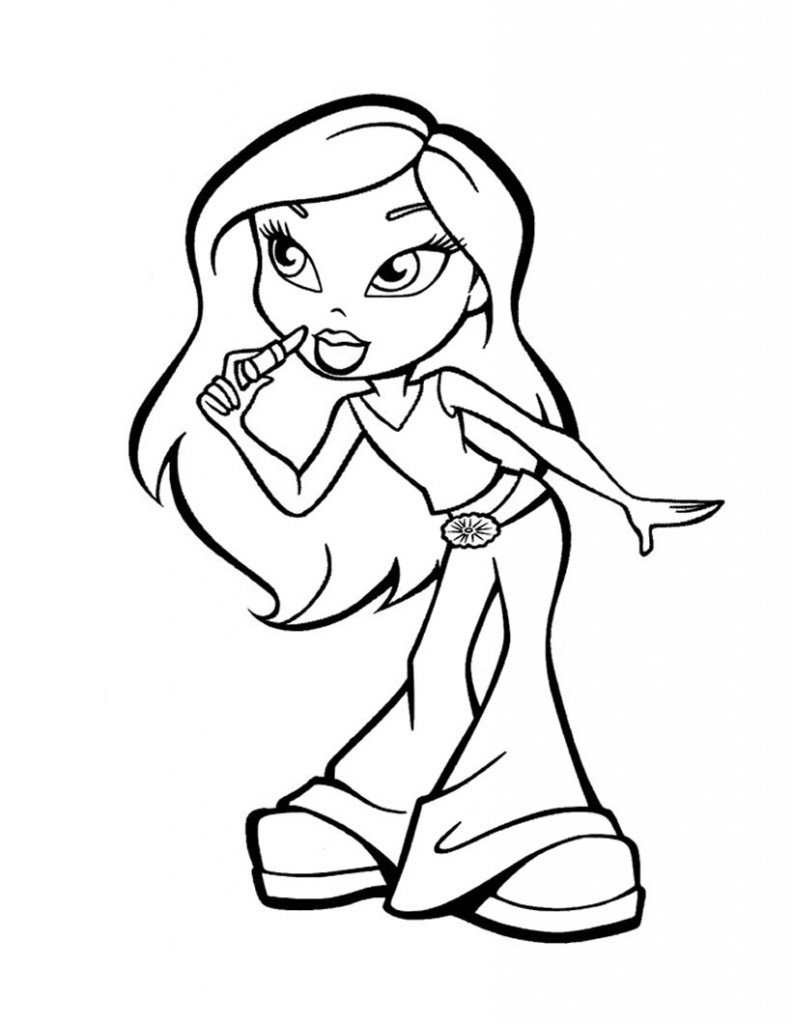 34 Cute Baddie Brats Coloring Pages Printable 26