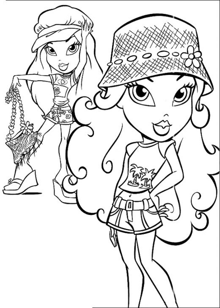 34 Cute Baddie Brats Coloring Pages Printable 3