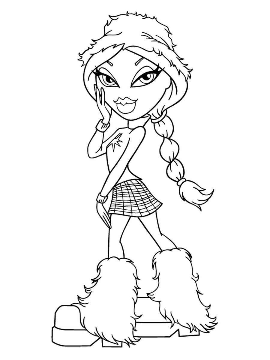 34 Cute Baddie Brats Coloring Pages Printable 30