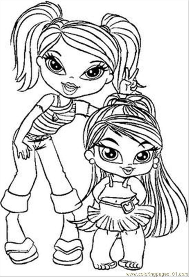 34 Cute Baddie Brats Coloring Pages Printable 7