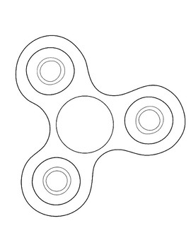 34 Fidget Spinner Coloring Pages Printable 3