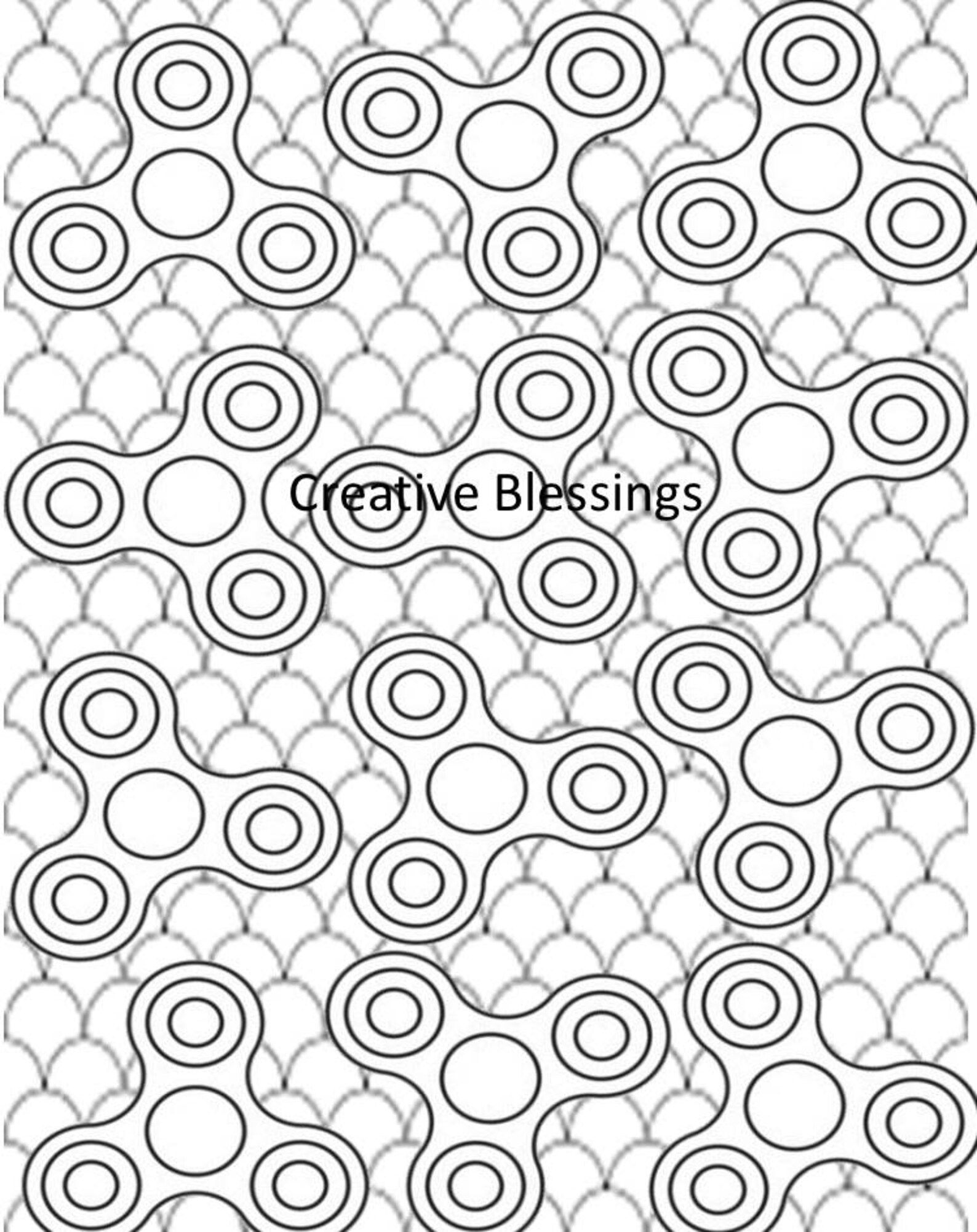 34 Fidget Spinner Coloring Pages Printable 7