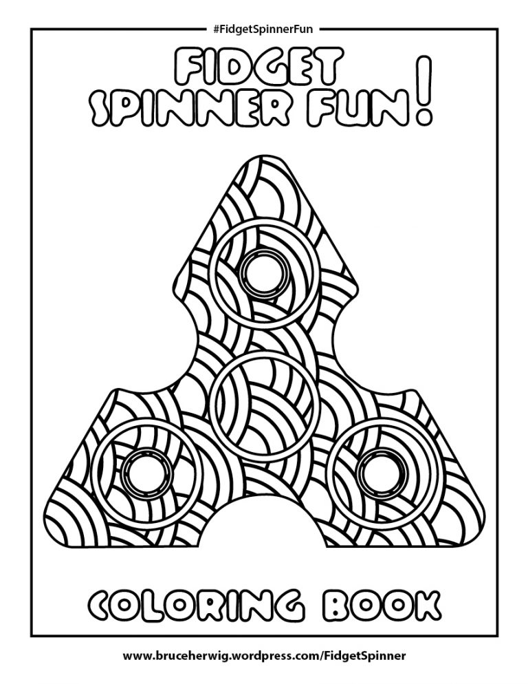 34 Fidget Spinner Coloring Pages Printable 9