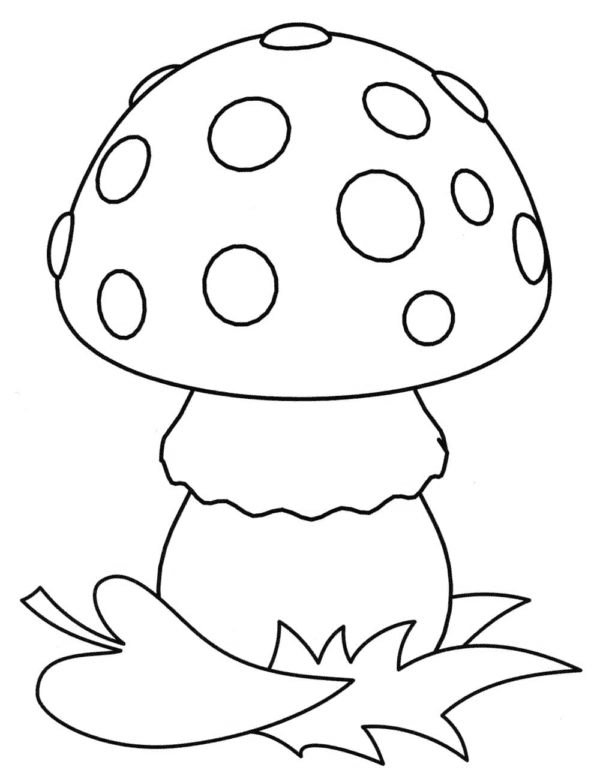 34 Fun Mushrooms Coloring Pages Printable 18