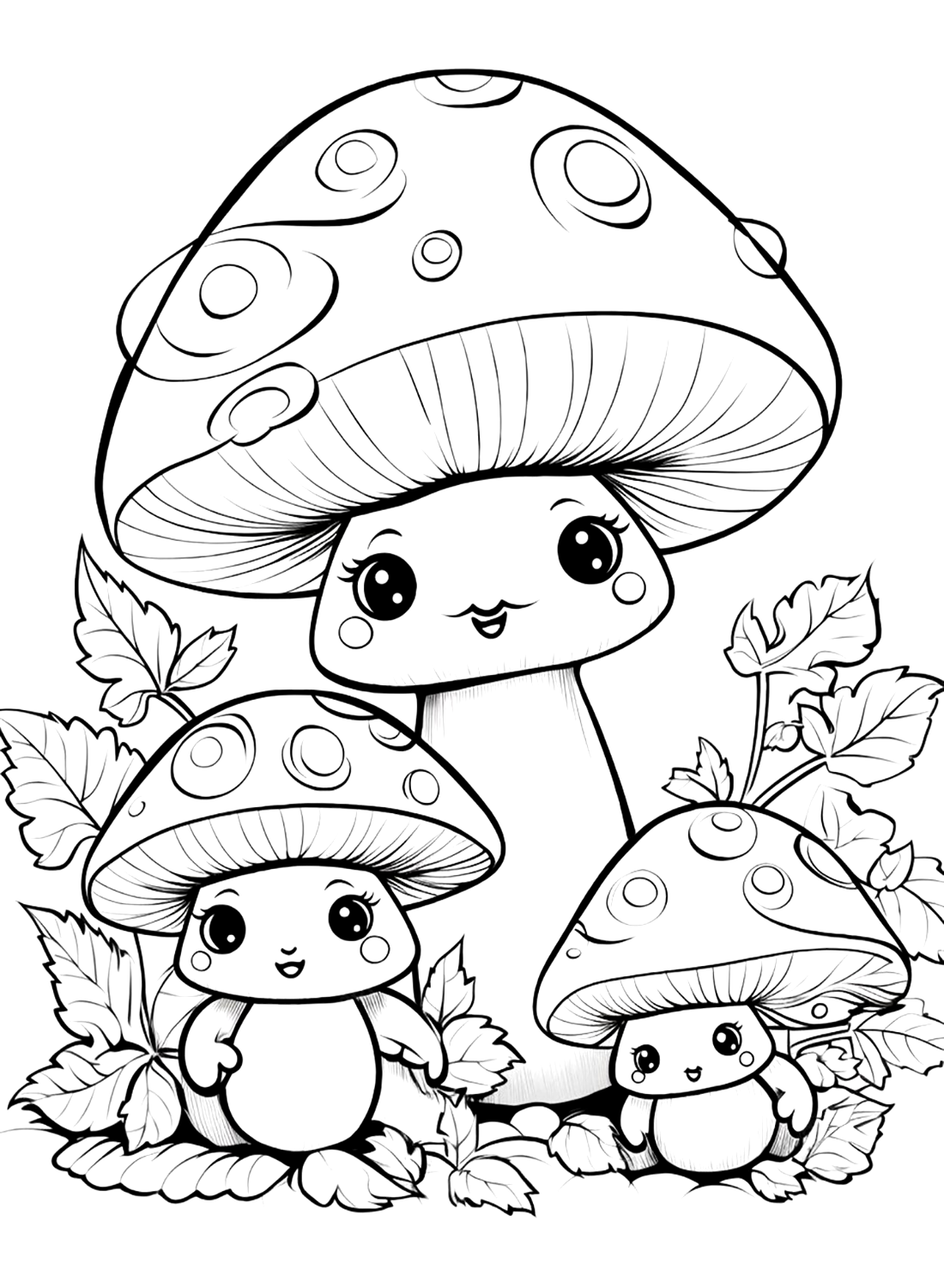 34 Fun Mushrooms Coloring Pages Printable 27