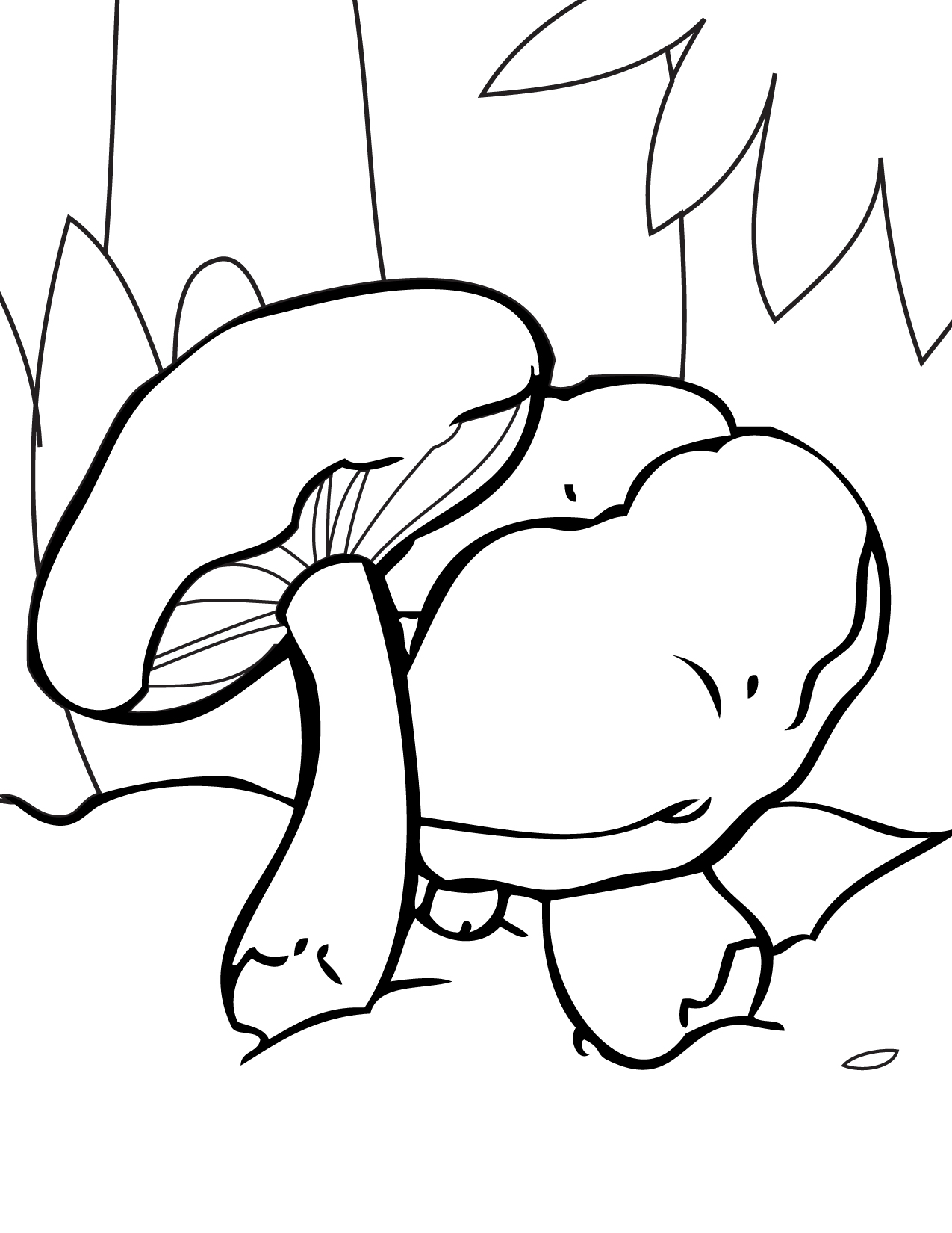 34 Fun Mushrooms Coloring Pages Printable 29