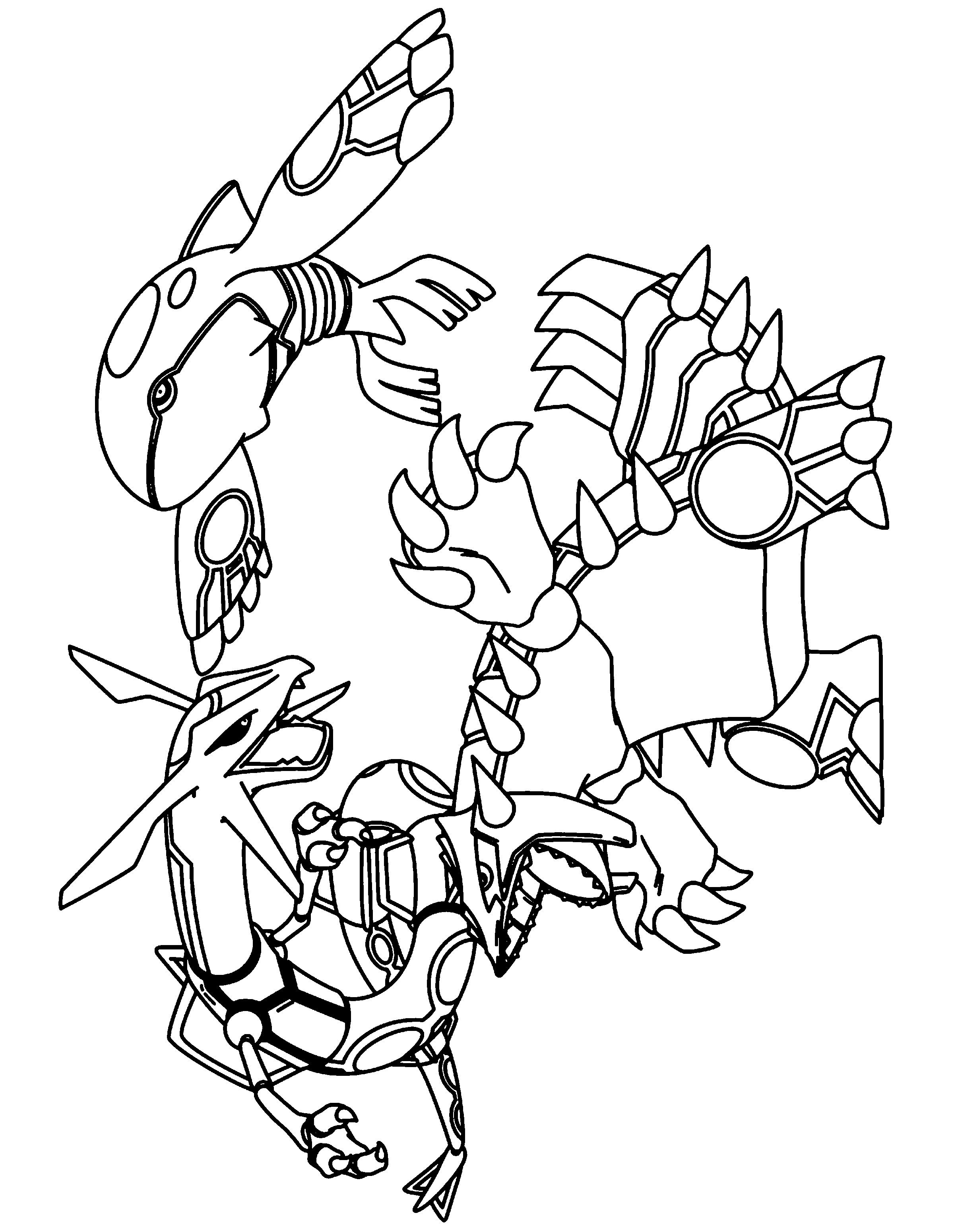 34 Legendary Groudon Pokemon Coloring Pages Printable 25