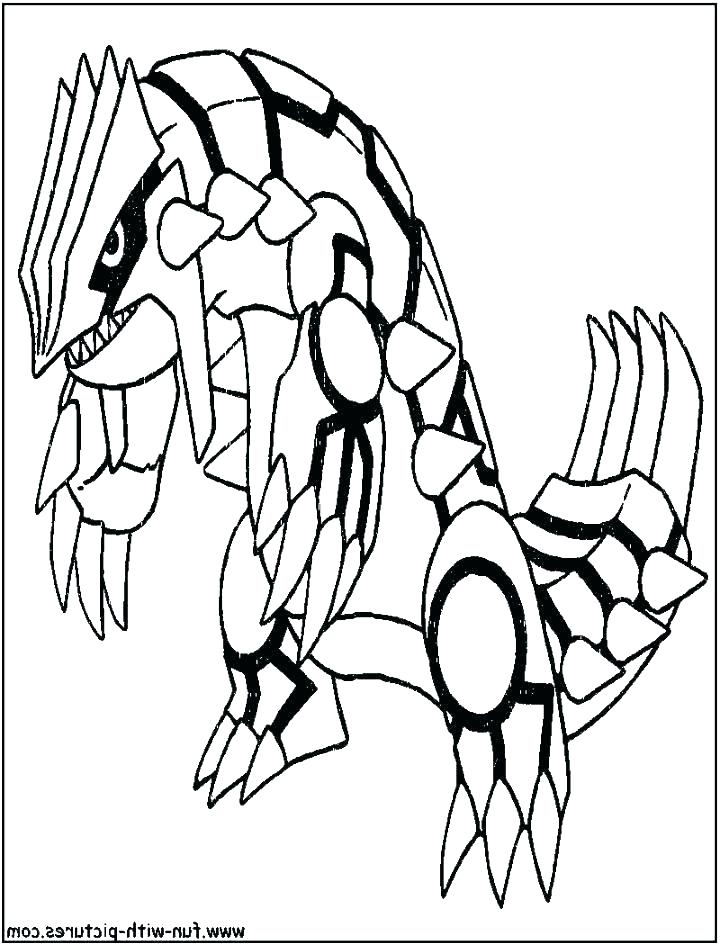 34 Legendary Groudon Pokemon Coloring Pages Printable 34