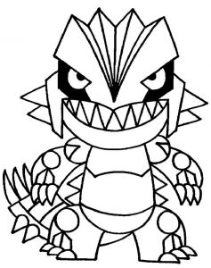 34 Legendary Groudon Pokemon Coloring Pages Printable 9