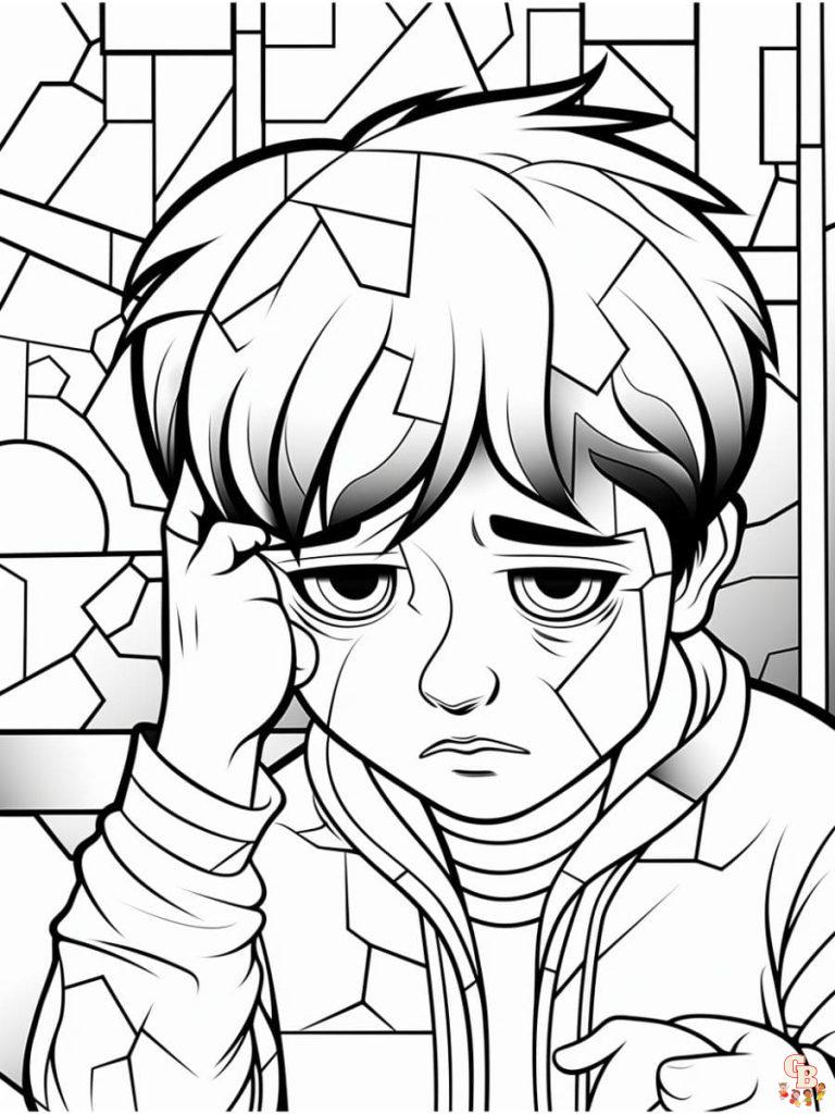 34 Sad Coloring Pages Printable 25