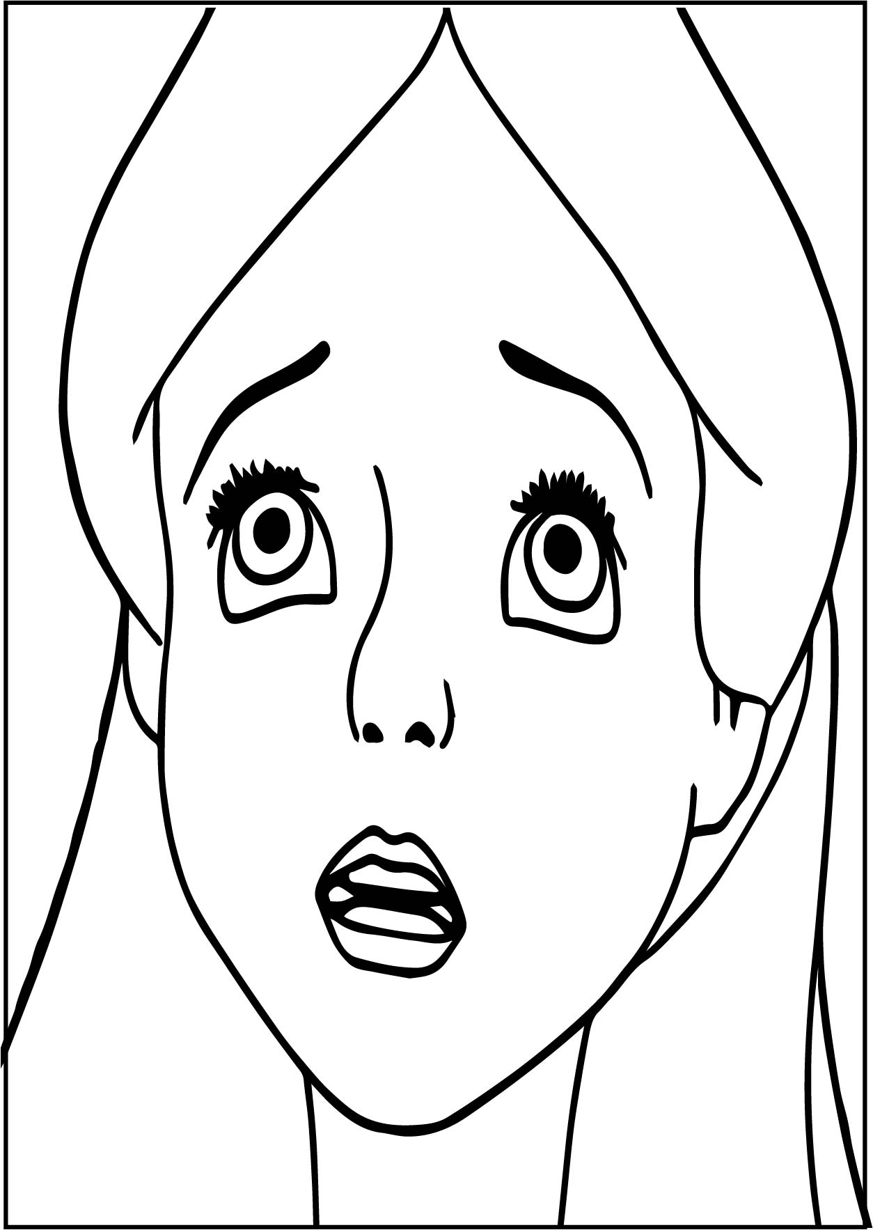 34 Sad Coloring Pages Printable 8