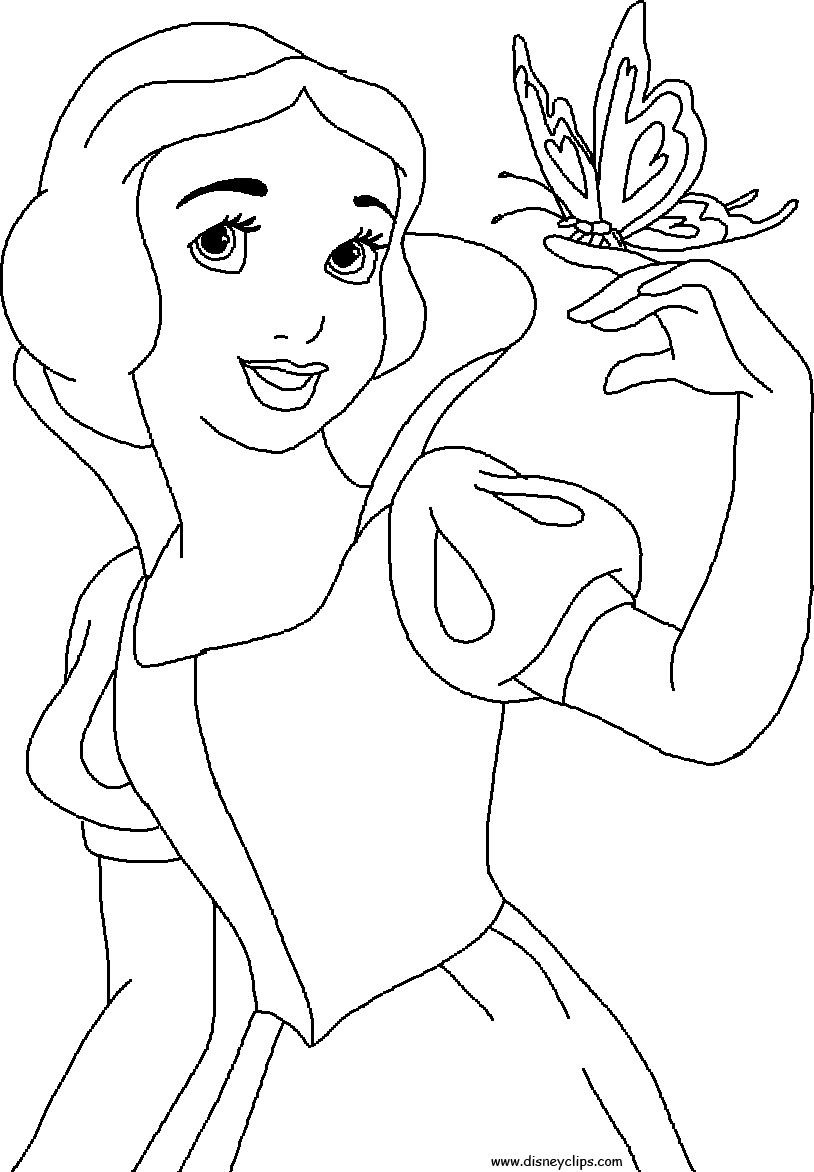 34 Simple Disney Coloring Pages Printable 7