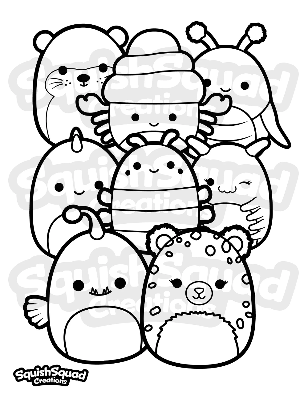 34 Squishville Coloring Pages Printable 27