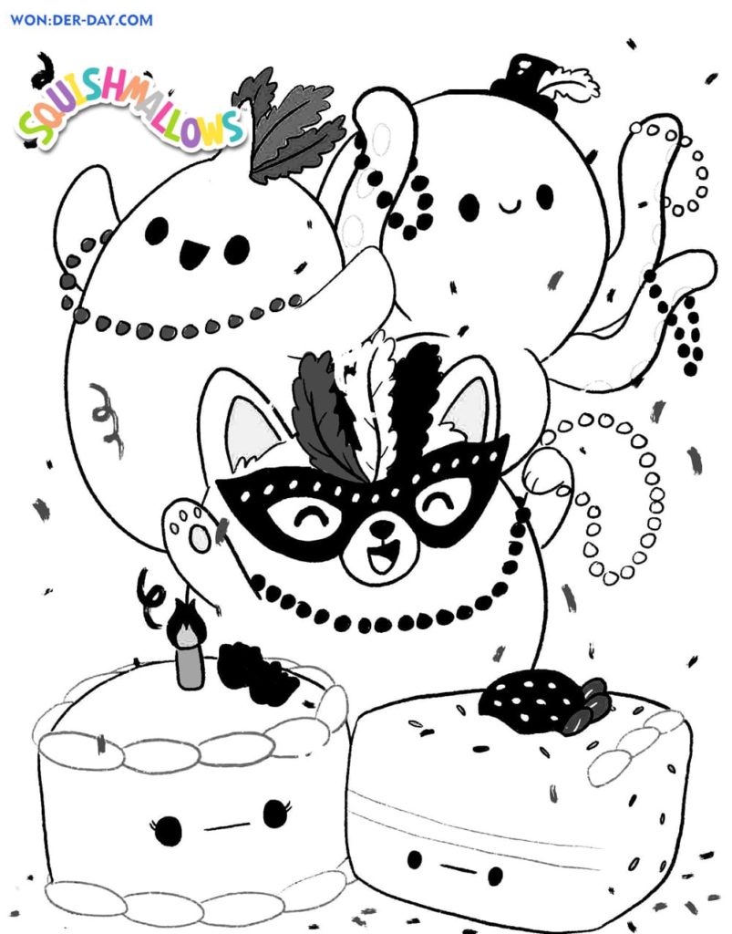 34 Squishville Coloring Pages Printable 33