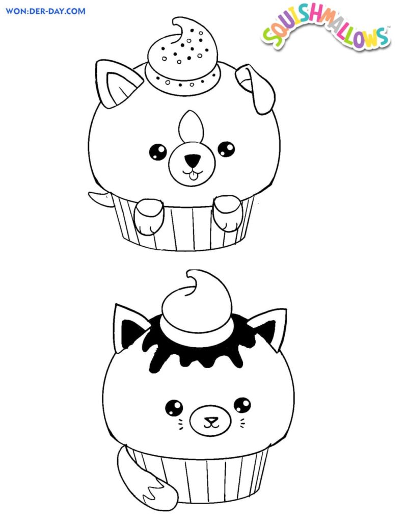 34 Squishville Coloring Pages Printable 7