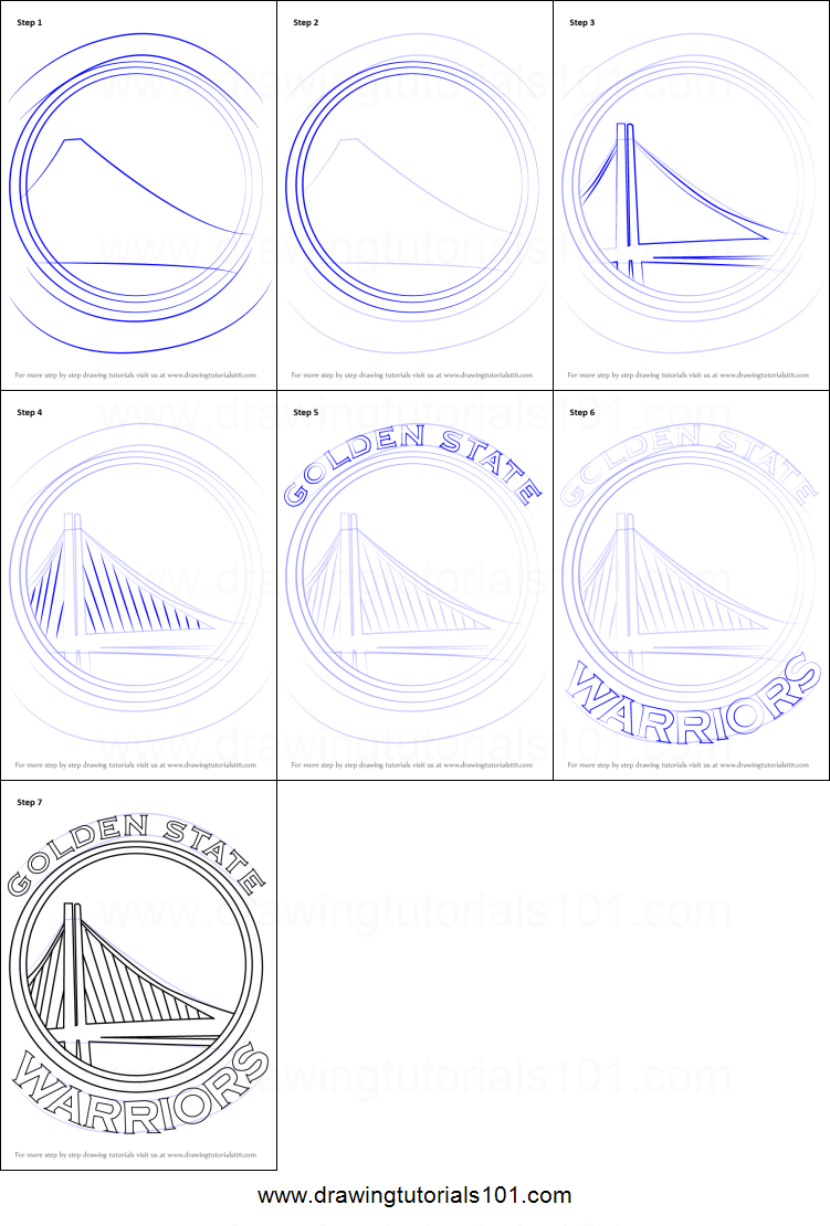 35 Bold Golden State Warriors Logo Coloring Page Printable 34