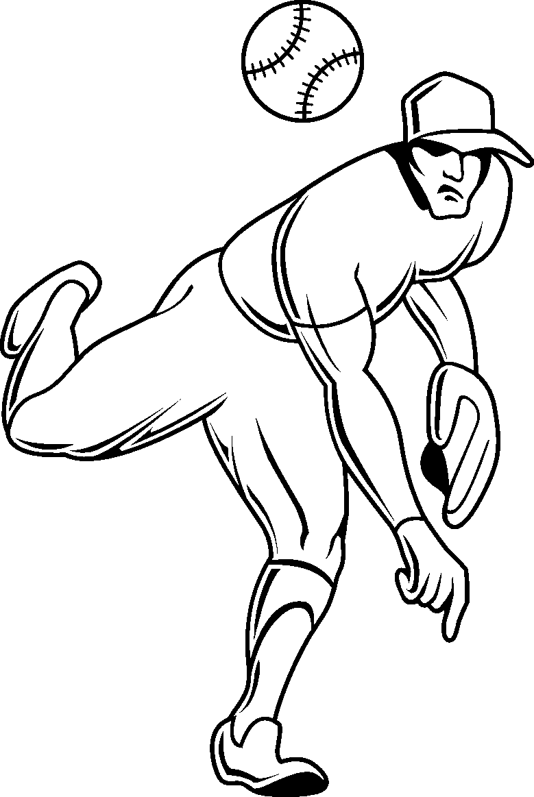 35 Cool Baseball Hat Coloring Pages Printable 13