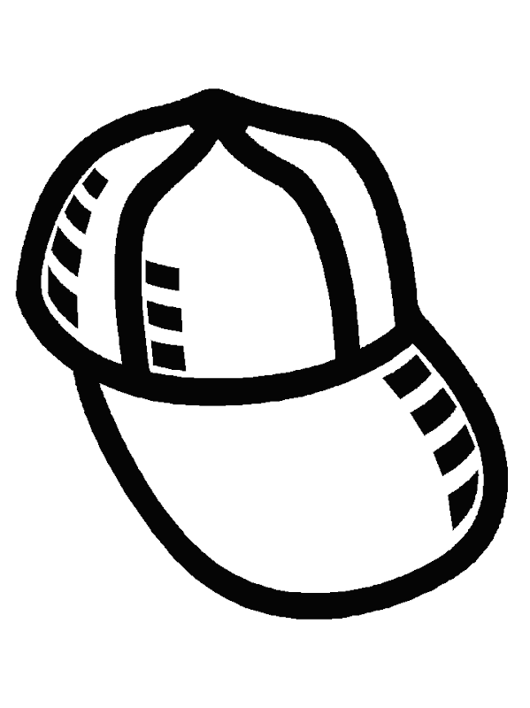 35 Cool Baseball Hat Coloring Pages Printable 3