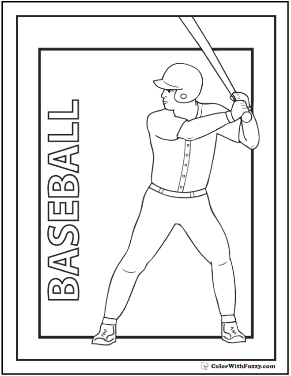 35 Cool Baseball Hat Coloring Pages Printable 32