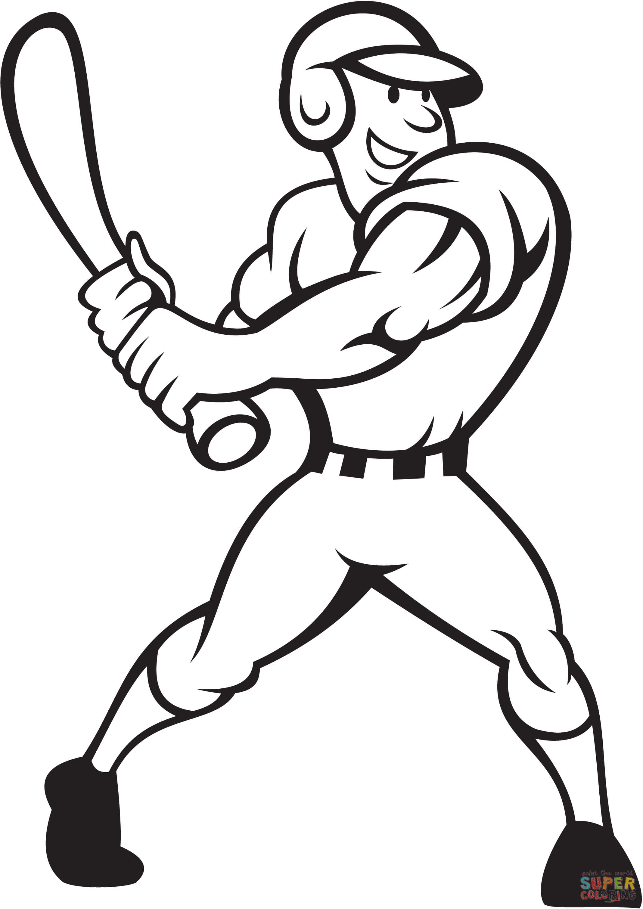 35 Cool Baseball Hat Coloring Pages Printable 33