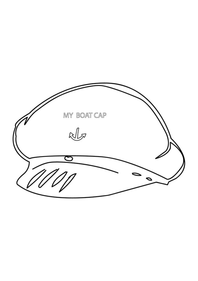 35 Cool Baseball Hat Coloring Pages Printable 6