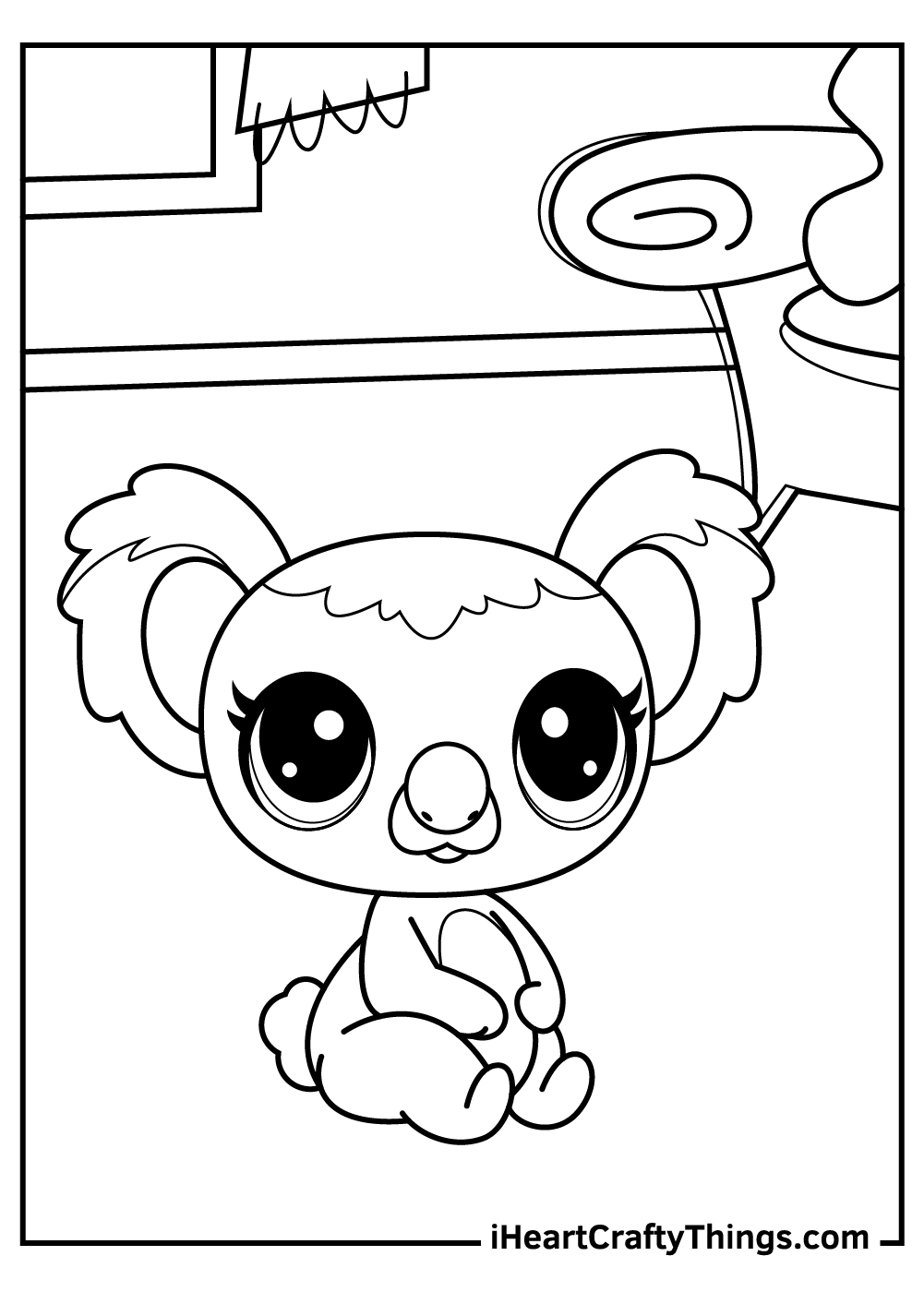 35 Dog LPS Coloring Pages Printable 10